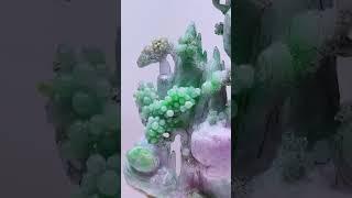 翡翠雕刻精品#翡翠 #翡翠玉石 #翡翠擺件 #珠寶 #jade