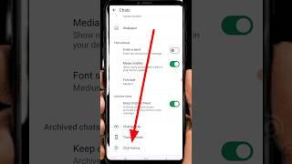 How to delete whatsapp chat  permanently | Whatsapp Chat History #shorts