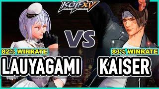 KOF XV  Lauyagami (Hinako/Duo Lon/Ángel) vs Kaiser (Kyo/Terry/Ryo)