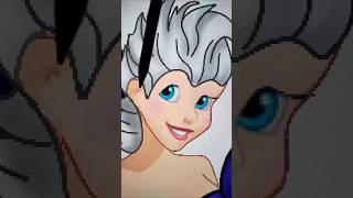 Ariel Into Ursula #disney #digitalart #glowup #art #transformation #shorts