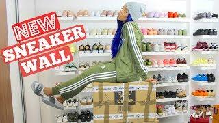 MY NEW SNEAKER WALL | SHERLINA NYM