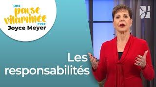 Pause vitaminée avec Joyce - La responsabilité contribue à la réussite - Grandir avec Dieu