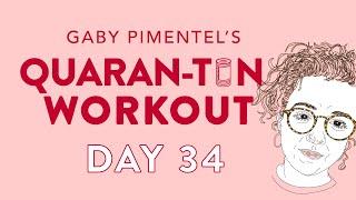 *DAY 34* QUARAN-TIN EXERCISE PLAN | ELDERLY ISOLATION HOME WORKOUT | CORONAVIRUS QUARANTINE