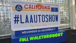 LA auto show 2024, Los Angeles California, full car show tour walkthrough