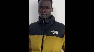 THE NORTH FACE 1996 RETRO NUPTSE Down Jacket Shiny Moss Green Black Unisex Men Women | Zalando