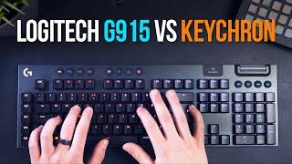 Logitech G915 vs. Keychron Keyboards | Sound Test Comparison