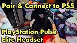 How to Pair & Connect PlayStation Pulse Elite Headset to PS5