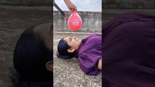 water balloon cutting challange Tom&Jerry DiyaIshwarya #shorts