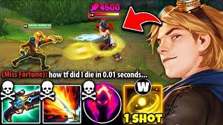 I BROKE THIS GUY'S MENTAL WITH AP EZREAL 1 SHOT COMBOS! (4500 DAMAGE INSTANTLY)