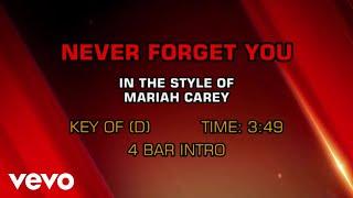 Mariah Carey - Never Forget You (Karaoke)