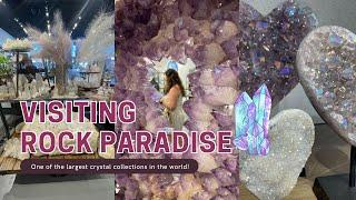 One Of The LARGEST Crystal Collections In The World | Visiting Rock Paradise In Canoga Park, CA