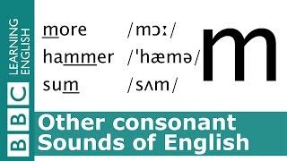  Consonant - /m/ - 'hammer', 'mime' and 'more' - English Pronunciation Tips