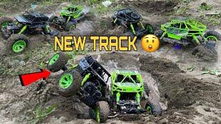 RC cars on new track | Rc 4x4 track video 