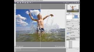 Selecting Water Splashes on a Photo with AKVIS SmartMask