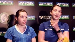 YONEX All England Championships: Jenny Moore & Viki Williams on their YAE experience