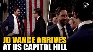 US Vice President JD Vance arrives at US Capitol Hill