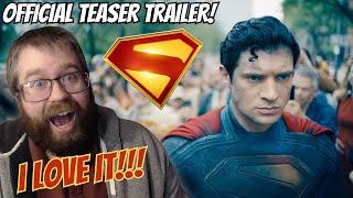 Superman | Official Teaser Trailer REACTION!!! ITS FINALLY HERE!