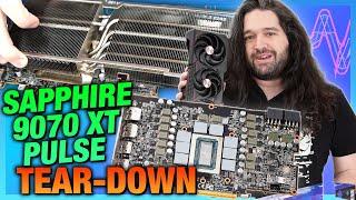 Tearing Down Sapphire's RX 9070 XT Pulse: Thermals, Fan Response, & Noise