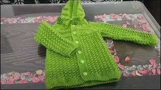 wow so beautiful knitting baby Sweater. # meera creations.