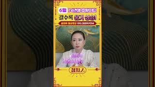 ⭐2025년 6월 범띠운세⭐ 기운이 상승한다! 기대해도 좋아!#범띠 #호랑이띠 #호랑이띠운세 #62년생