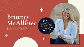 Brittney McAllister; 2022 REALTOR Magazine 30 Under 30 Applicant