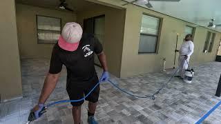 Paver Sealing In Kissimmee FL #paversealing #howto #paverseal