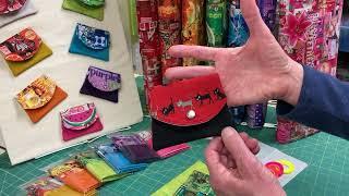 Tutorial: Fussy Cutting with the Little Wallet Template with Jackie