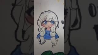 Drawing Olya from tiny Bunny  #drawing #art #indiegame #fanart