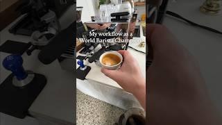 The World’s Best Barista makes a coffee