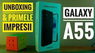 Samsung Galaxy A55 Unboxing & Primele Impresii în Limba Română