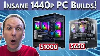 1440p PC Gaming Is Cheap!  $650 / $1000 / $1250 PC Build | Best PC Build 2024