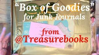 Junk Journal Unboxing Box of Treasure Books Goodies from Australia