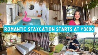 ROMANTIC STAYCATION STARTS AT JUST ₹3800 IN LONAVALA | CANVAS RESORT | BEST FOR COUPLES