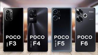 Poco F6 Vs Poco F5 Vs Poco F4 Vs Poco F3 | Poco F6 Specs Review