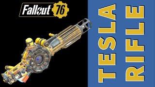 Tesla Rifle  - FULL GUIDE - Best Mods, Perks, Legendary Effects - Fallout 76 Steel Dawn