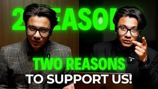 2 Reasons to Support Us