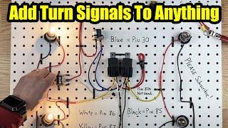 How To Wire a Turn Signal Flasher Relay Directional Blinker on a Car / Truck / ATV / Motorcycle