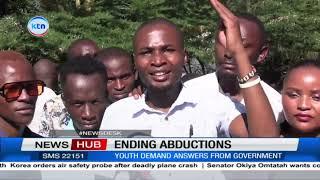 Youth in Kirinyaga County demand the release of abducted youth