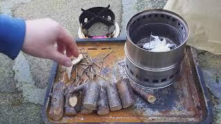 TOMSHOO Camping Stove - ep 2 - cooking instant noodles