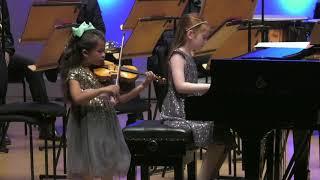 Anna-May Rosiek-Nguyen(violin) and Leila Khairov(piano) - M.Poplawski: "Mazur"