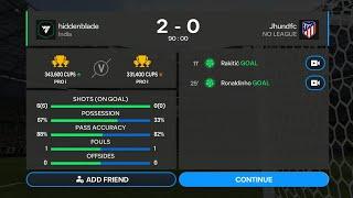 Spot-Kick Success: 2-0 Win in FC Mobile FIFA Head to Head Pro Division! ️