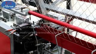 How to make chain link fence | Automatic chain link fence machine