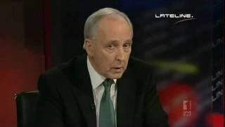 Fmr. PM Paul Keating on the Carbon Tax & Media [1/2] | 14 July 2011 -- Lateline
