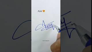 Ajay Signature #signature #ajay #shorts