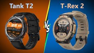 Amazfit T-Rex 2 vs Kospet Tank T2 Compare | Smart Watch Head To Head Comparison | Review Plaza