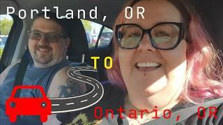 Ontario, Oregon drive from Portland Metro Area Vacation 2024