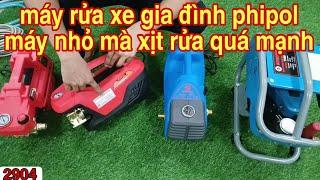 máy rửa xe - máy rửa xe mini phipol QXJ06E công suất 2300w xịt rửa quá mạnh