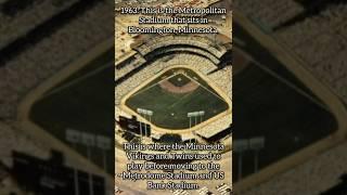 History of the Abandoned Metropolitan Stadium in Bloomington, Minnesota #shorts