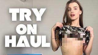 [4K] Transparent Try-on Haul with Sophie Sparkle | See Through Haul 2024