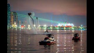 Зажгли в Арабских Эмиратах на аквабайках. Hydro Circus in Abu-Dhabi 2019. National Day show.